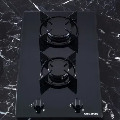 Arebos Gaskochfeld 30cm 2 Brenner Outlet