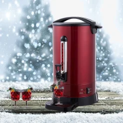 Arebos Glühweinkocher 20 L Rot Best
