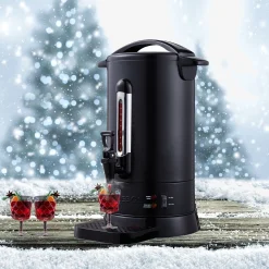 Arebos Glühweinkocher 6,8 L Schwarz Outlet