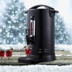 Arebos Glühweinkocher 8,8 L Schwarz Outlet