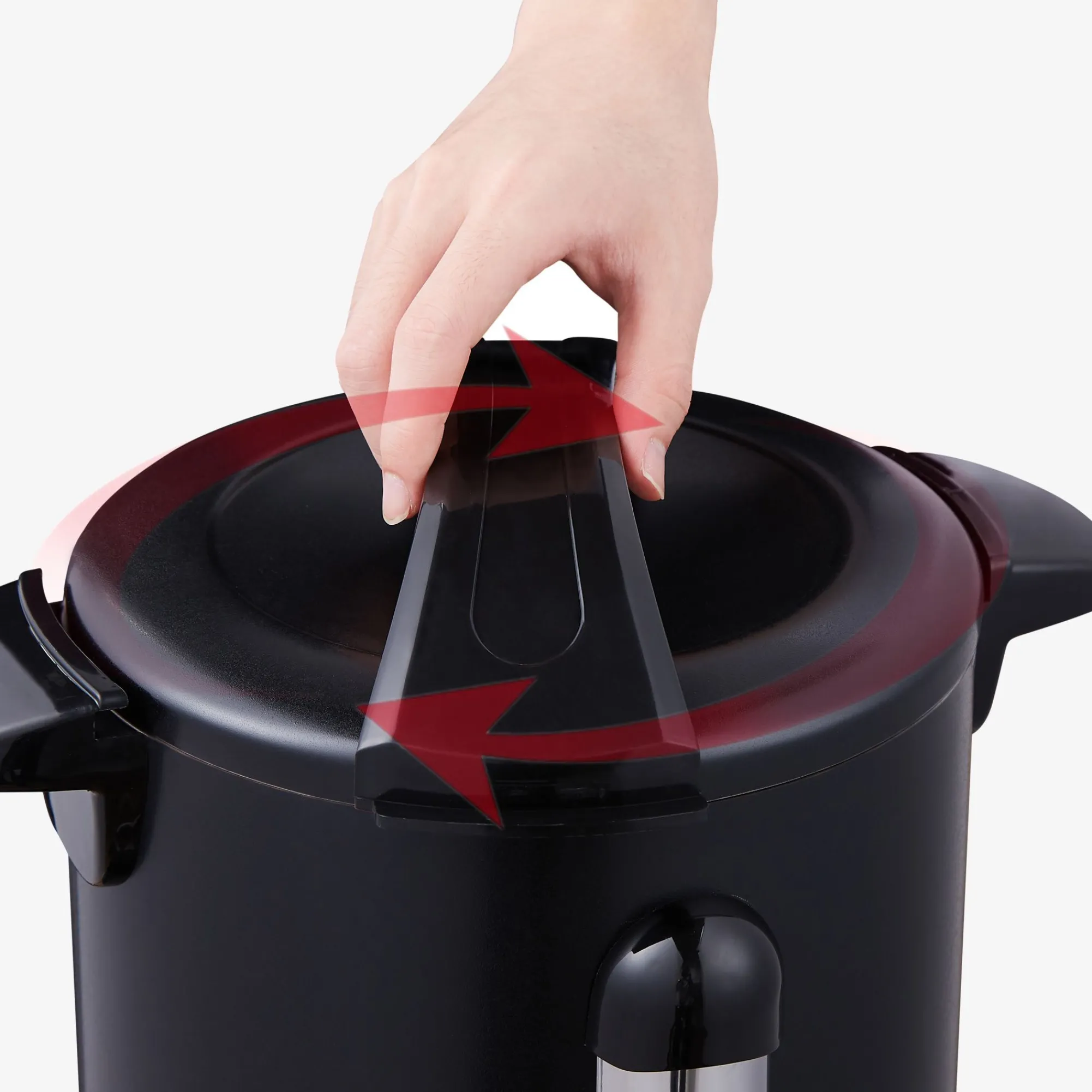 Arebos Glühweinkocher 8,8 L Schwarz Outlet