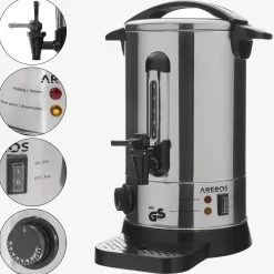 Arebos Glühweinkocher 8,8L 950W Edelstahl New