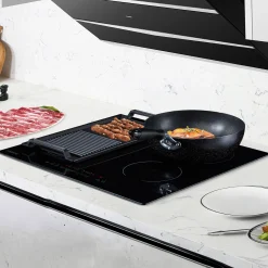 Arebos Grill Pan Grillplatte für Induktionskochfelder