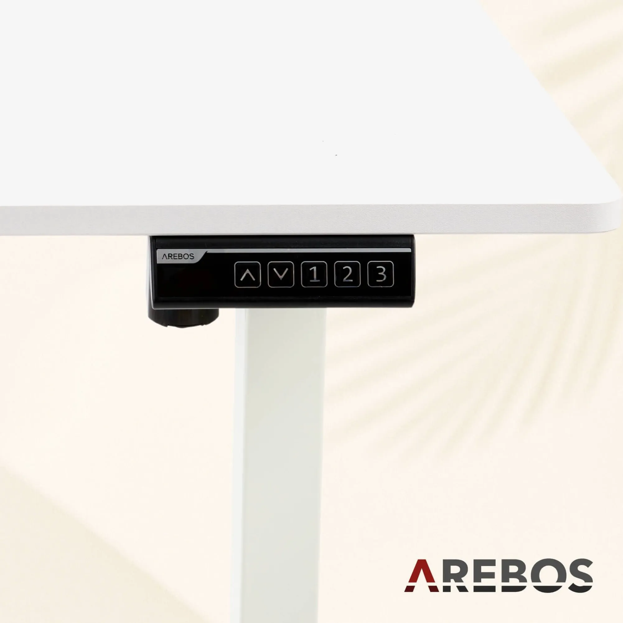 Arebos Höhenverstellbarer Schreibtisch 140 x 60 cm