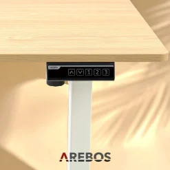 Arebos Höhenverstellbarer Schreibtisch 120 x 60 cm Clearance