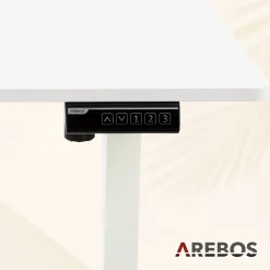 Arebos Höhenverstellbarer Schreibtisch 160 x 80 cm