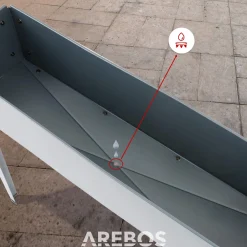 Arebos Hochbeet aus Metall - Anthrazit Outlet