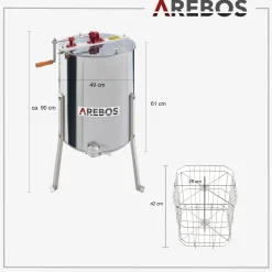 Arebos Honigschleuder ECO 4 Rahmen Clearance