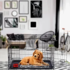 Arebos Hundekäfig klappbar 36" L New