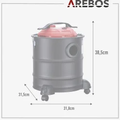 Arebos 2in1 Aschesauger 20 L 1200W Clearance