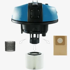 Arebos Industriestaubsauger 1300W - 30L New