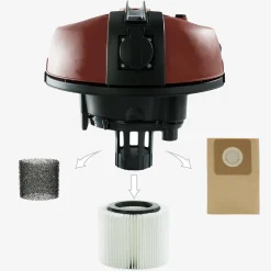Arebos Industriestaubsauger 1300W - 30L New