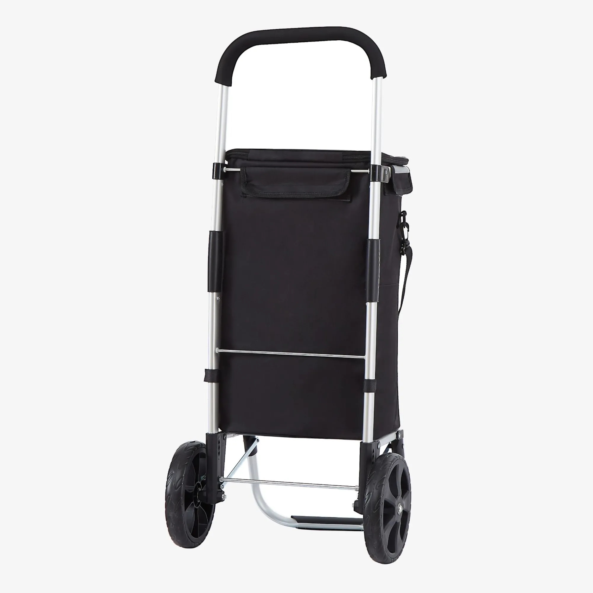 Arebos 3in1 Einkaufstrolley Schwarz Outlet