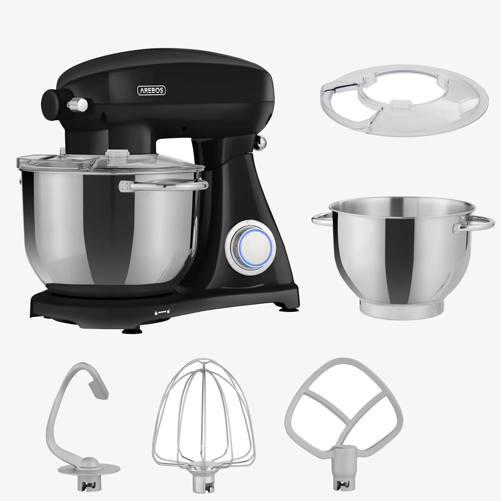 Arebos Küchenmaschine 6L Retro New