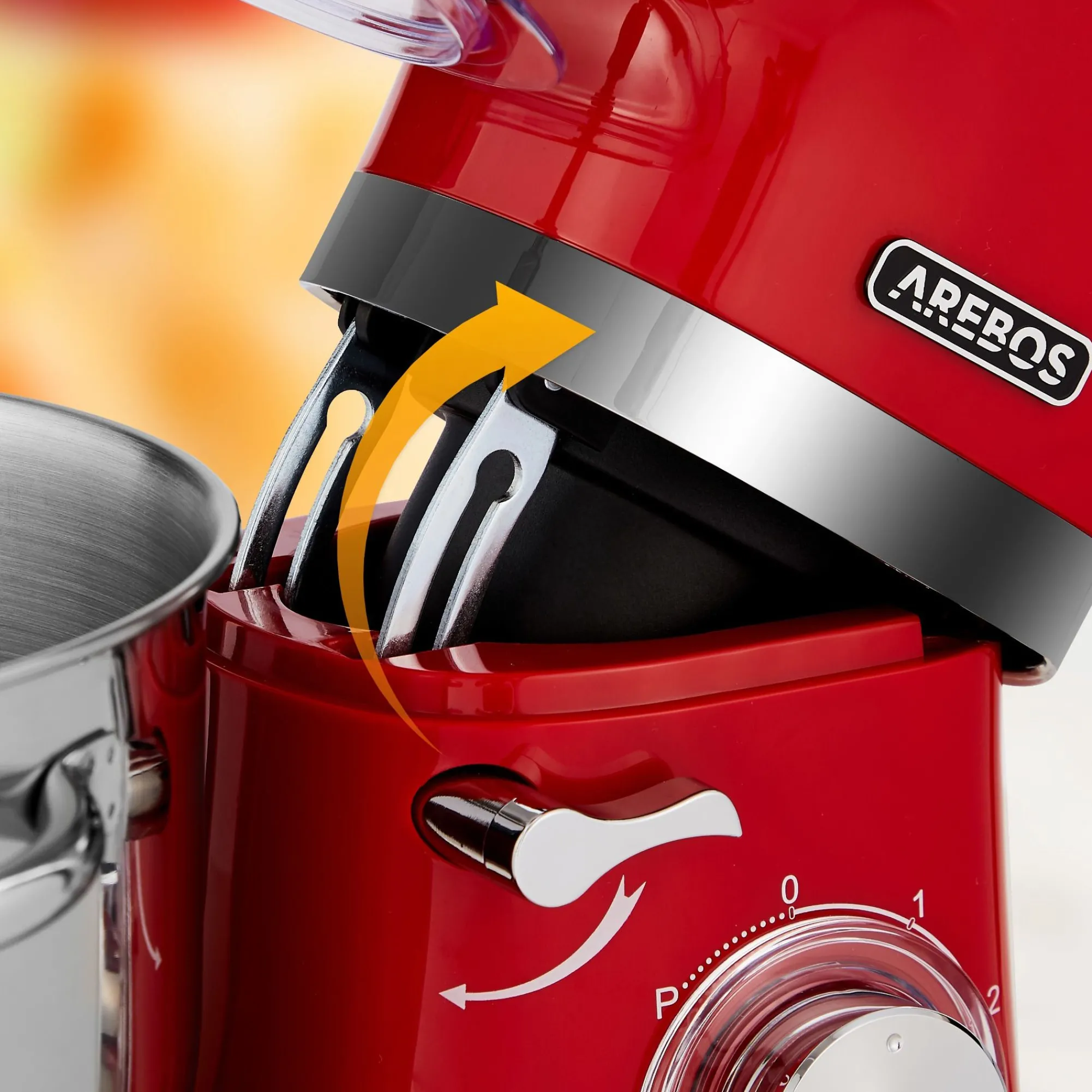 Arebos Küchenmaschine mit 2 Rührschüsseln