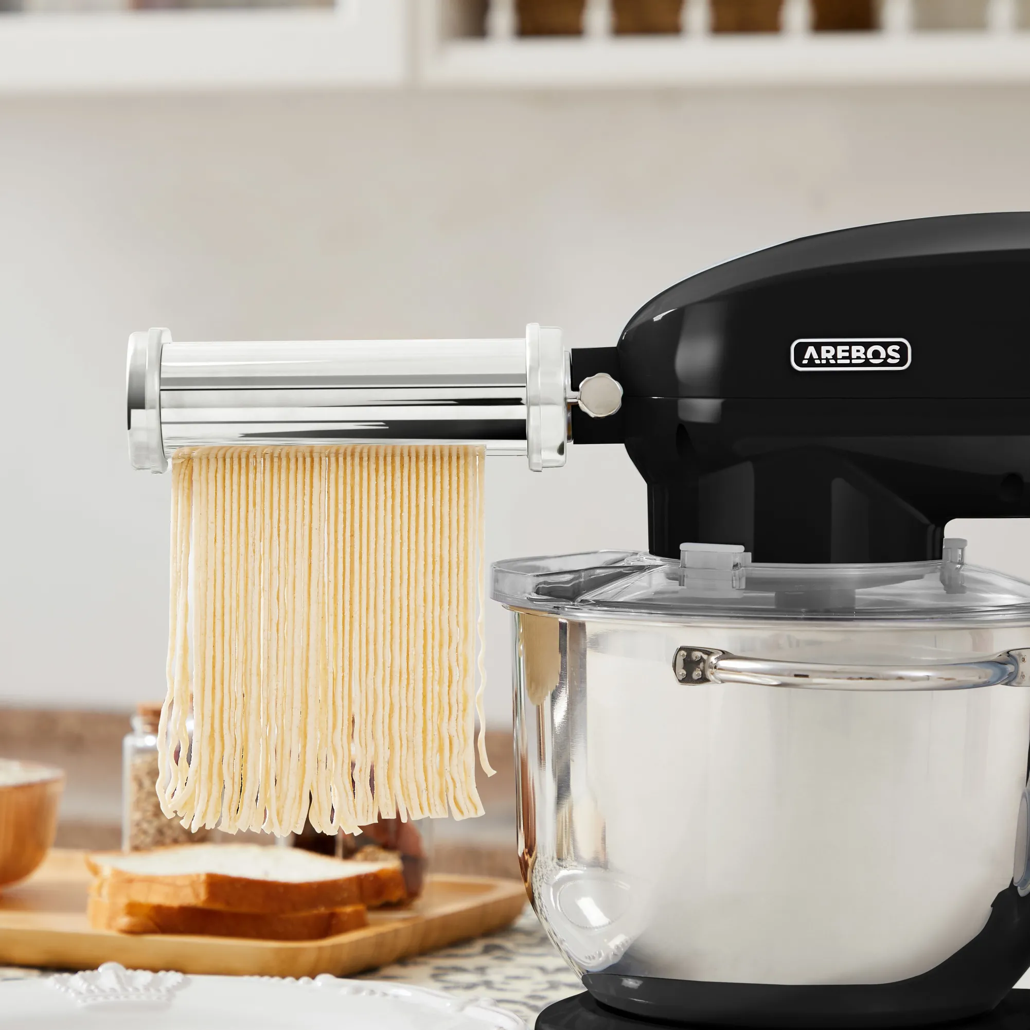 Arebos Küchenmaschine Spaghettischneider Sale