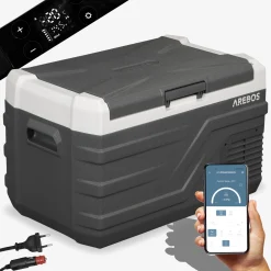Arebos Kompressor Kühlbox 26 L Hot