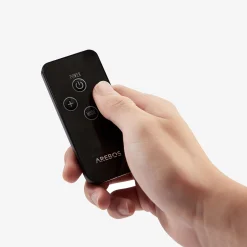 Arebos Konvektor 2000 W Mica Schwarz Discount