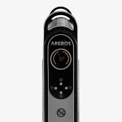 Arebos Konvektor 2000 W Mica Schwarz Discount