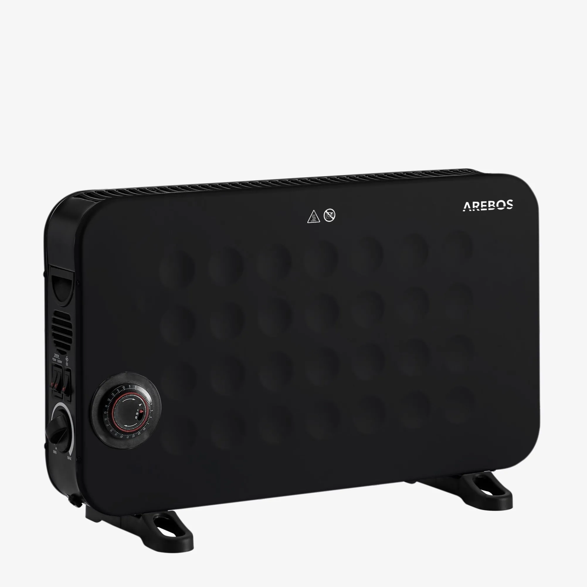 Arebos Konvektor 2000 W schwarz Discount