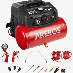 Arebos Luftkompressor 6L 1200W inkl. Zubehör Best