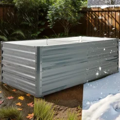 Arebos Metall Hochbeet 180 x 90 x 79 cm Online