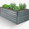 Arebos Metall Hochbeet 120 x 90 x 59 cm New