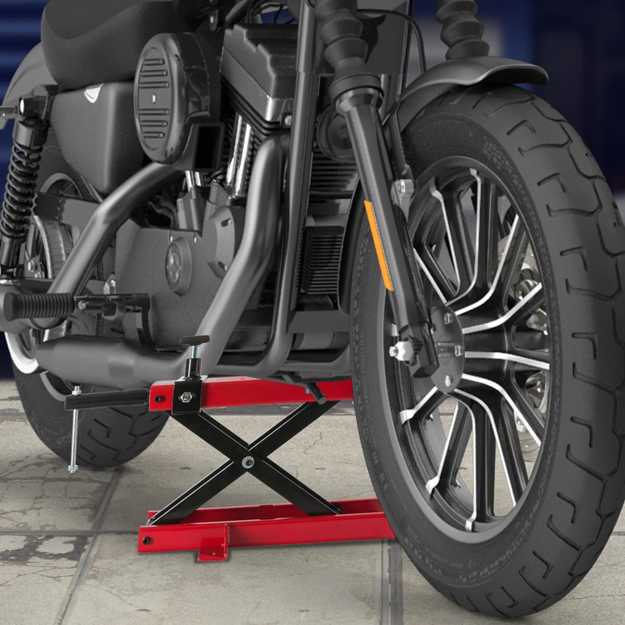 Arebos Motorradheber 500 kg Discount