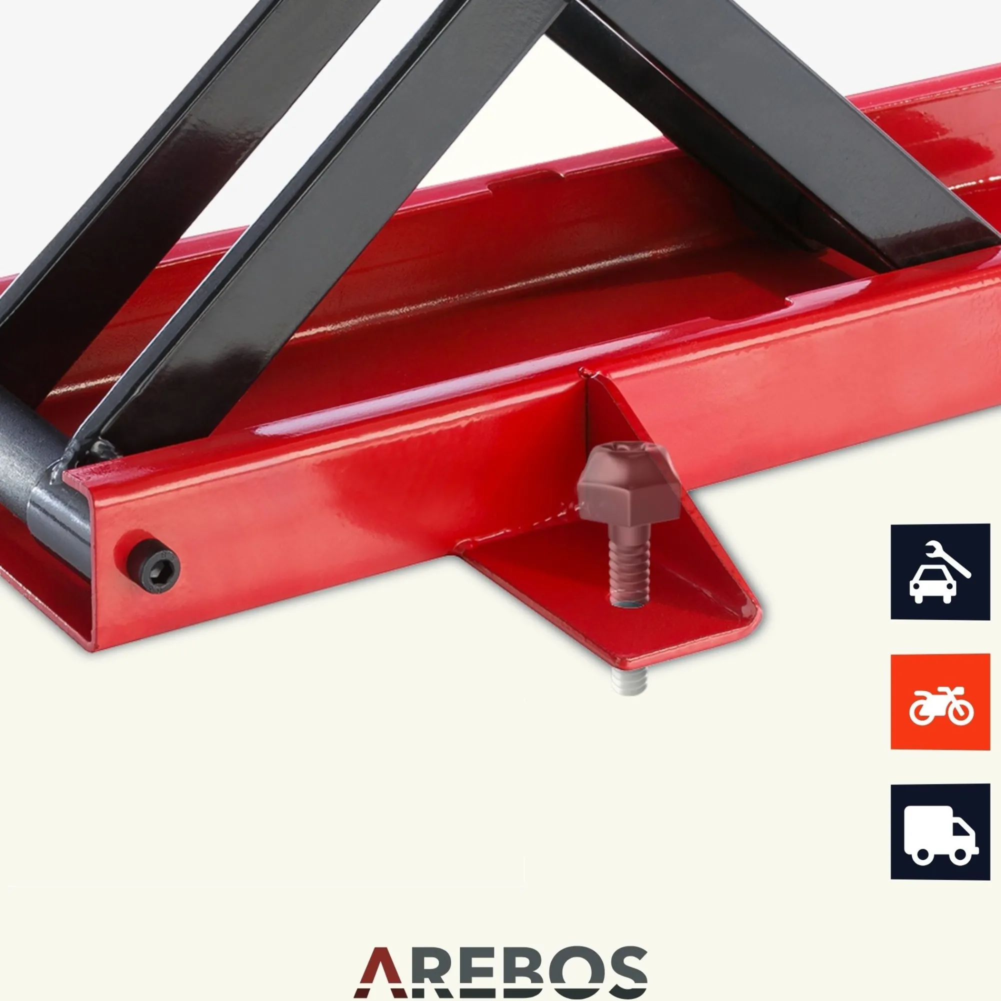 Arebos Motorradheber 500 kg Discount