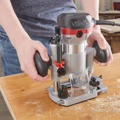 Arebos Oberfräse 710W inkl. Trimmer + Tauchbasis