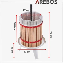 Arebos Obstpresse 18 L Outlet