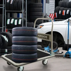 Arebos Plattformwagen 300kg schwarz-creme Online