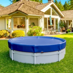 Arebos Poolabdeckung rund 420 cm (Für Ø 320-366cm Pools) Discount