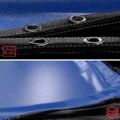 Arebos Poolabdeckung rund 420 cm (Für Ø 320-366cm Pools) Discount
