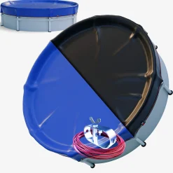 Arebos Poolabdeckung rund 460 cm (Für Ø 366-400cm Pools) Hot