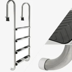 Arebos Poolleiter 4 Stufen Clearance