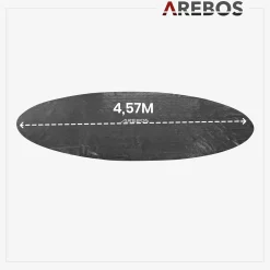 Arebos Pool Solarfolie 4,57 m rund 120mic Best