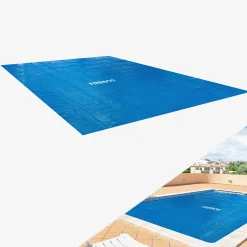 Arebos Pool Solarfolie 5,49x2,74 m rechteckig 120mic Best