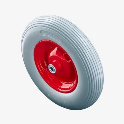 Arebos PU Schubkarrenrad aus Vollgummi mit Achse Outlet