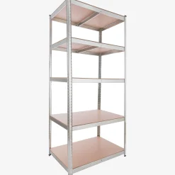 Arebos Schwerlastregal 200 x 90 x 60 cm 875 kg Silber New