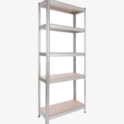 Arebos Schwerlastregal 180 x 75 x 30 cm 350 kg Silber Best