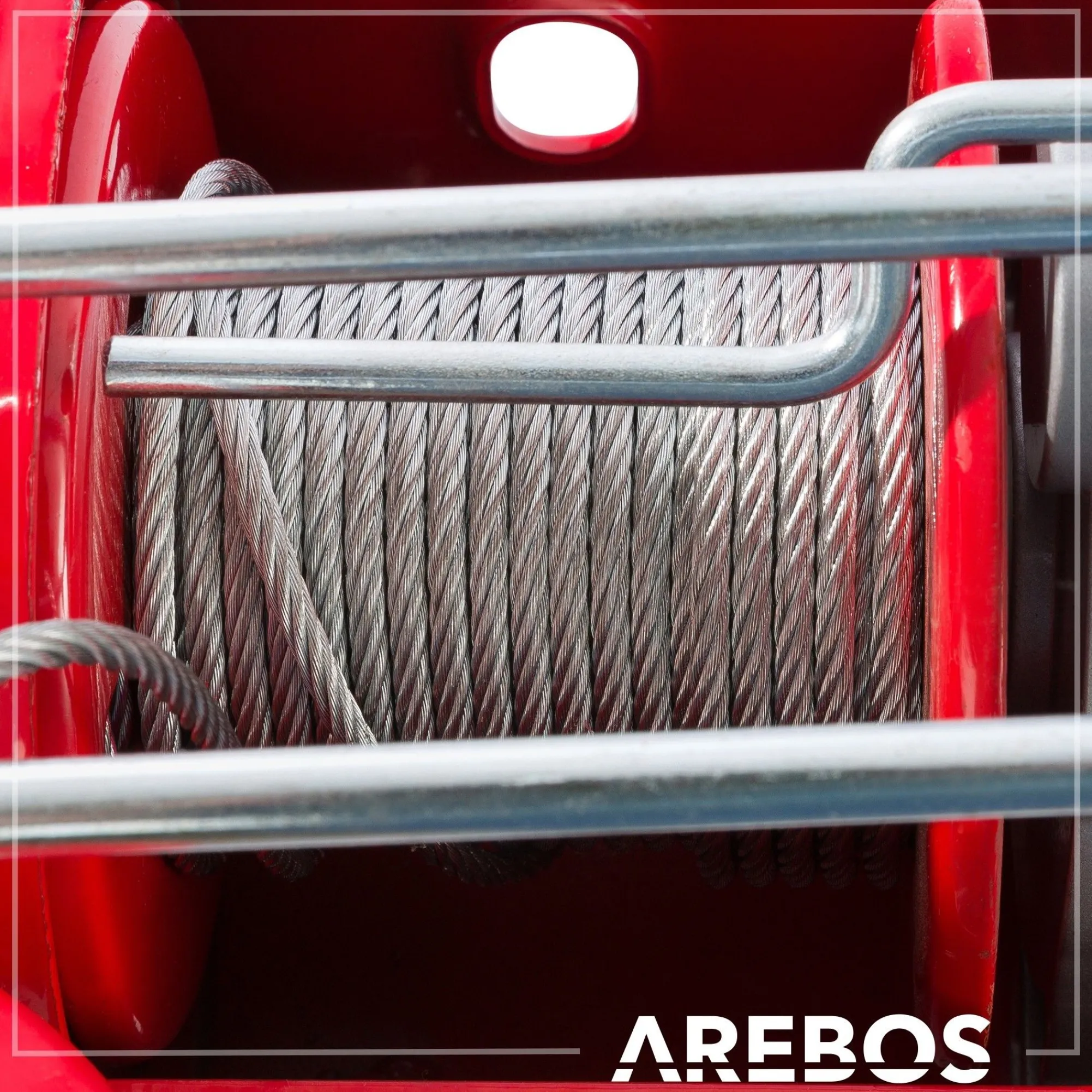 Arebos Seilwinde 600 kg Discount