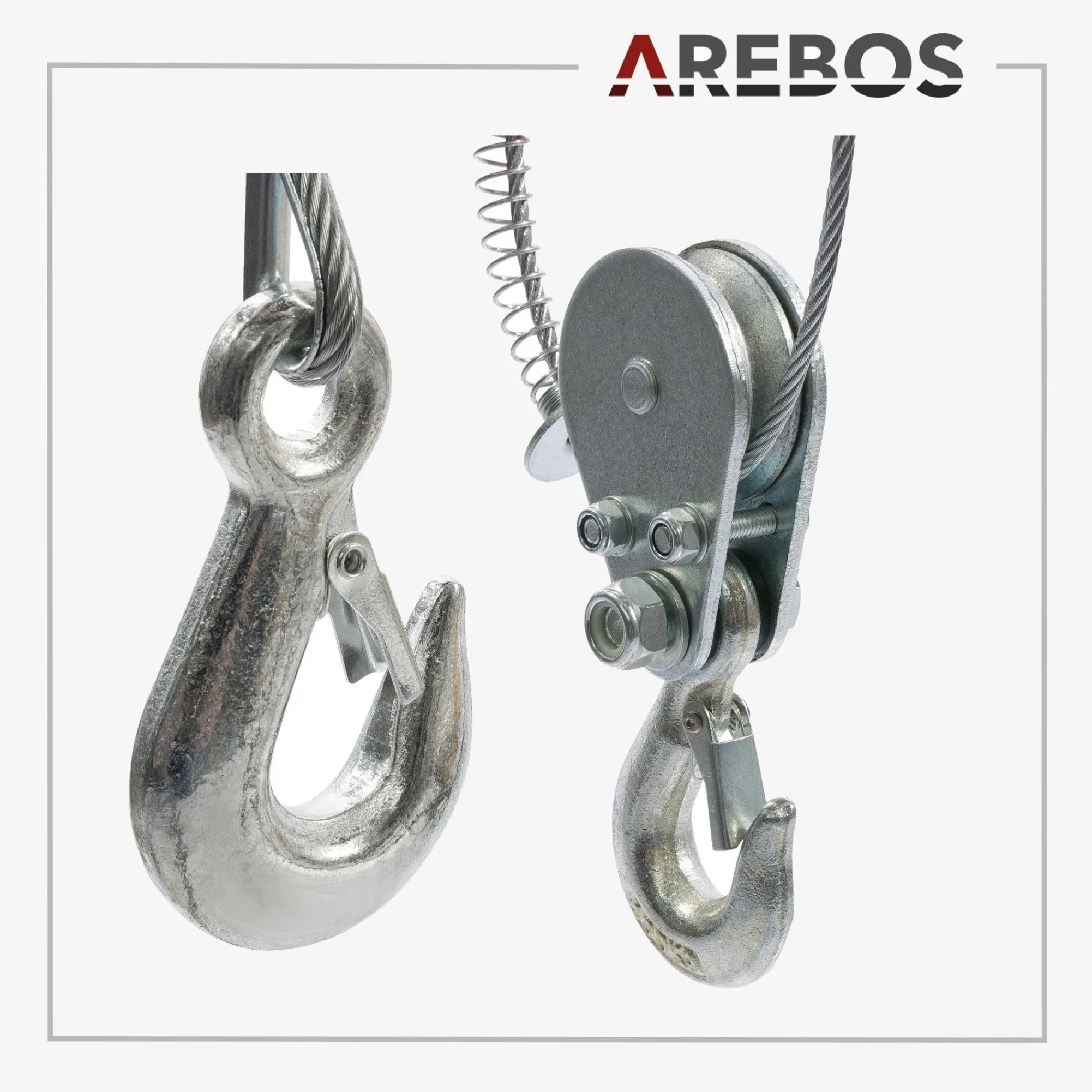 Arebos Seilwinde 600 kg Discount