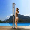 Arebos Solardusche 35L silber/schwarz mit Thermometer Hot