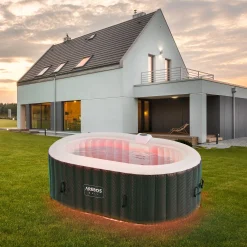 Arebos Spa Pool Bali oval mit LED - 2400W Sale