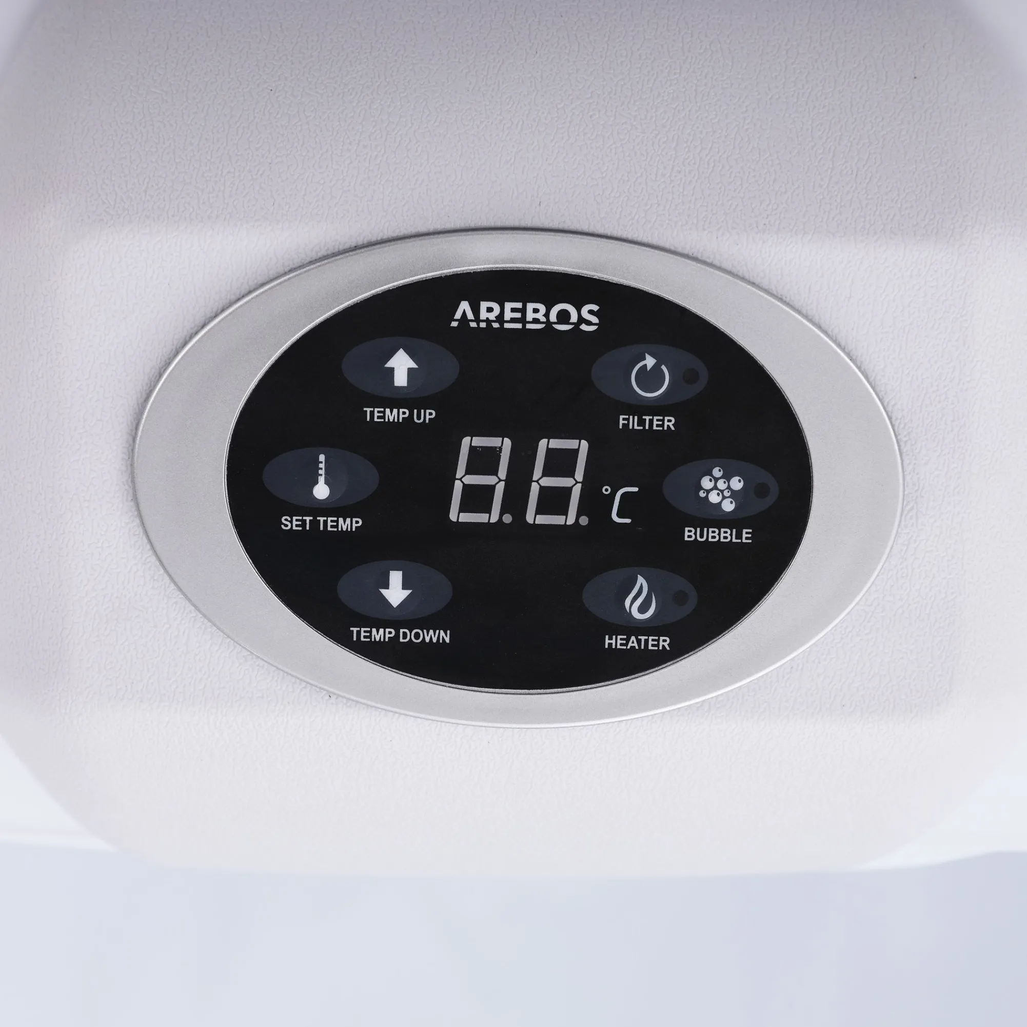 Arebos Spa Pool Florence quadratisch - 2400W Sale