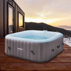 Arebos Spa Pool Whirlpool "BARCELONA" quadratisch Clearance