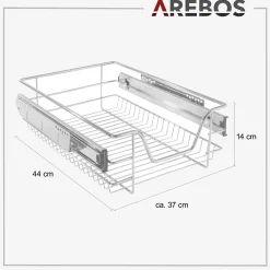 Arebos Teleskop Schublade 40cm Discount