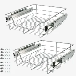 Arebos Teleskop Schublade 50cm 2 Stück Discount