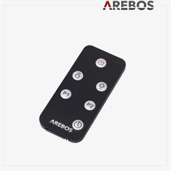 Arebos Terrassenheizstrahler Premium 2000W Schwarz Hot